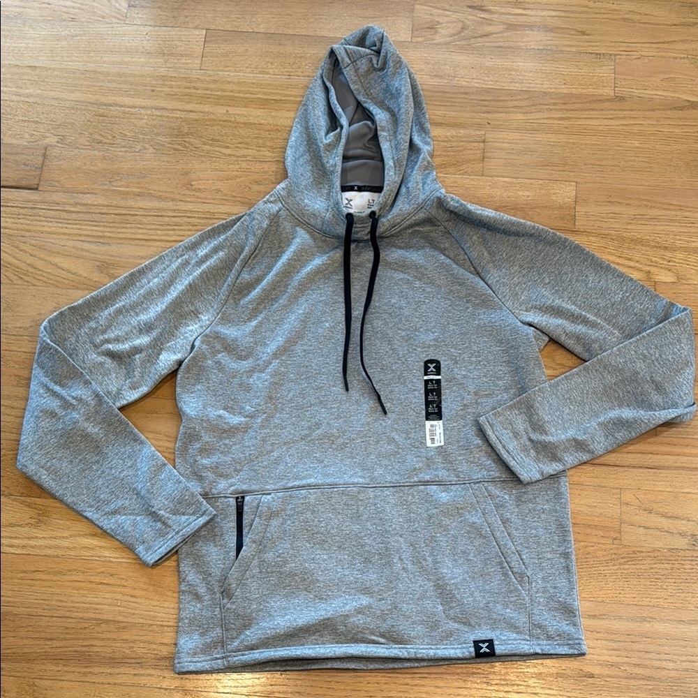 Xersion Gray Men's Hoodie size LT NWT